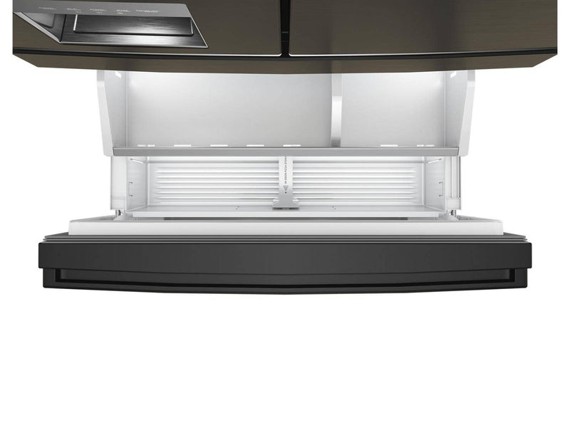 Réfrigérateur Whirlpool de 22 pi3 et de 36 po de profondeur comptoir véritable à portes françaises - acier inoxydable noir - WRMC5036RV