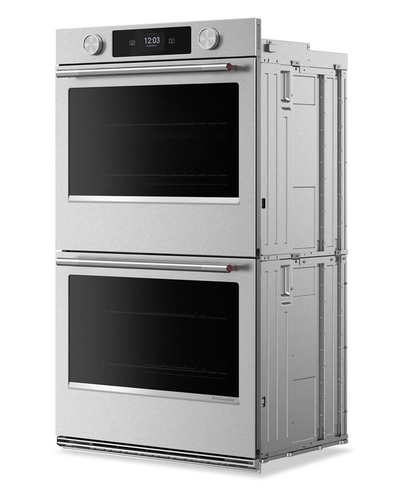 Four mural intelligent électrique KitchenAid de 27 po - acier inoxydable PrintShieldMC - KOED727SPS\t