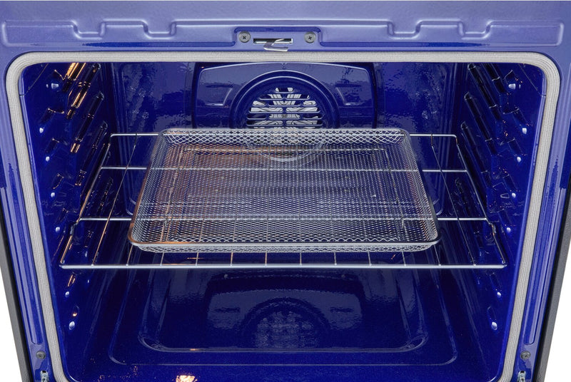 Cuisinière intelligente électrique LG de 6,3 pi³ avec friture à air - acier inoxydable - LREN6323YE