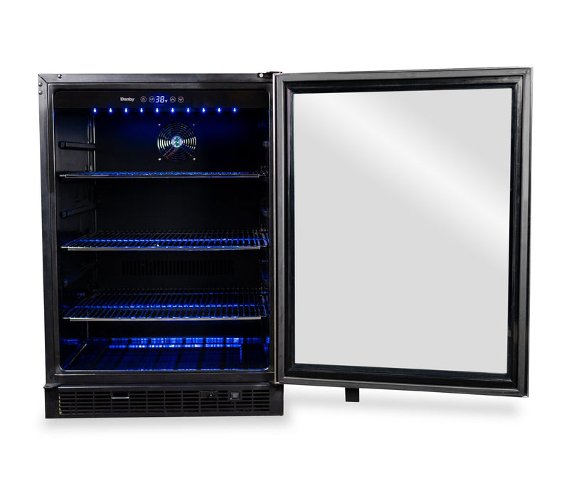 Refroidisseur à boissons Danby de 5,7 pi³ pour 154 canettes - acier inoxydable - DBC057A1BSS