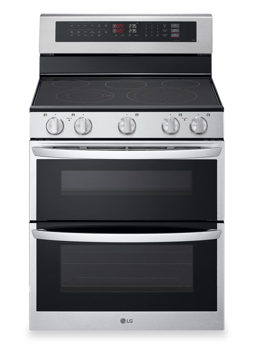 Cuisinière intelligente électrique LG à four double de 7,3 pi3 avec convection ProBake ConvectionMD - acier inoxydable - LDEL7324SE
