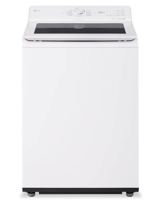 Laveuse intelligente LG à chargement par le haut de 5,8 pi3 avec EasyUnload et détection IA - blanc alpin - WT8200CW