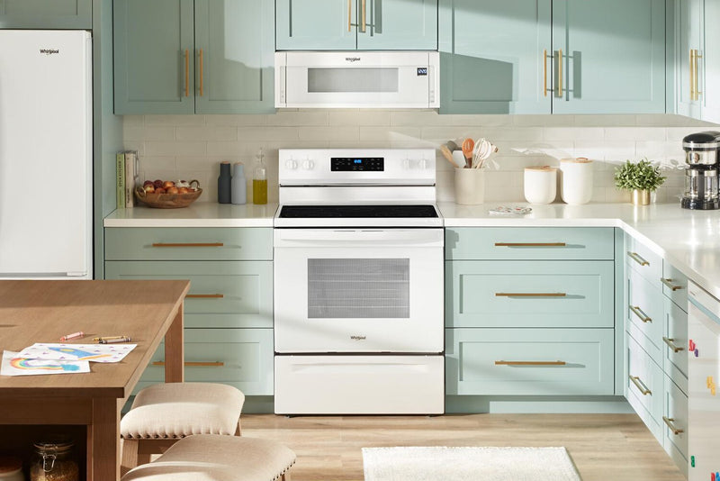 Cuisinière électrique Whirlpool de 5,3 pi3 et de 30 po avec 5 éléments - YWFES3330RW