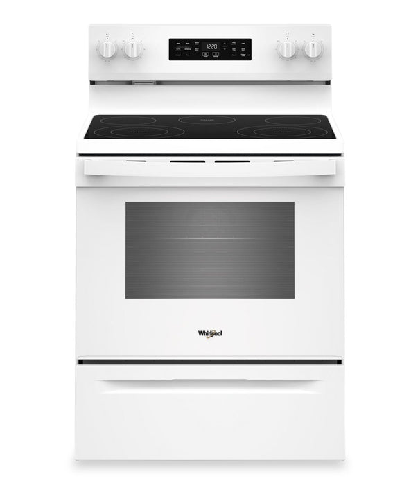 Cuisinière électrique Whirlpool de 5,3 pi3 avec cuisson à air - blanche - YWFES4530SW