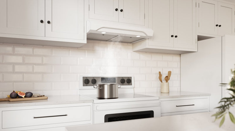 Hotte de cuisinière sous l'armoire Broan de série ALT1 de 30 po - blanche - ALT1303WW