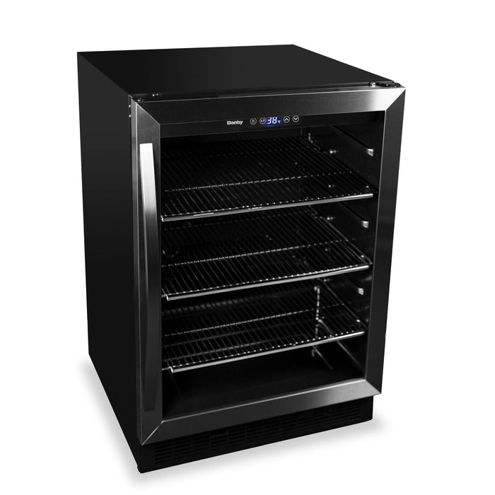 Refroidisseur à boissons Danby de 5,7 pi³ pour 154 canettes - acier inoxydable - DBC057A1BSS