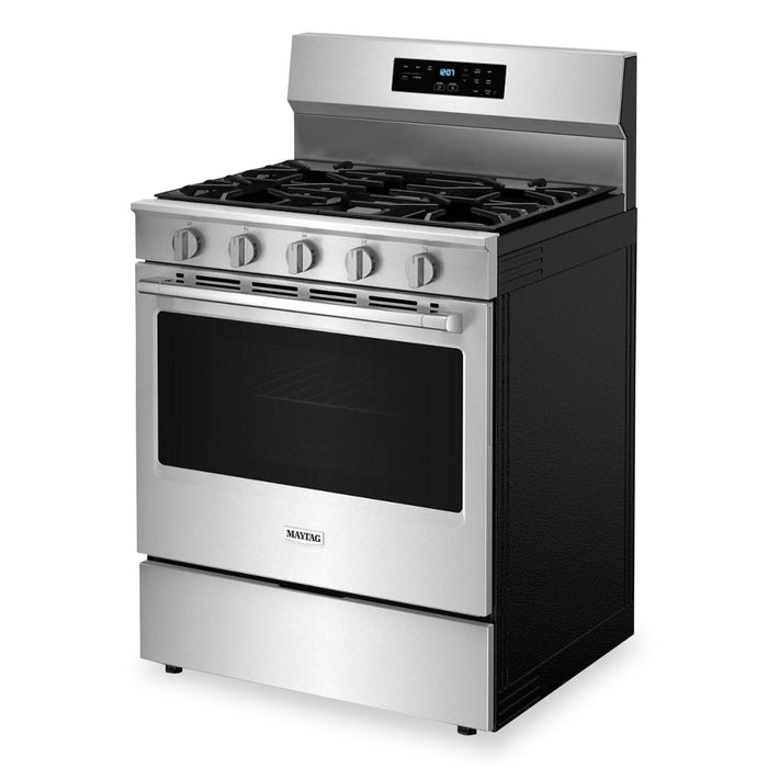 Cuisinière à gaz Maytag de 5 pi3 à convection avec friture à air sans préchauffage - acier inoxydable - MFGS6030RZ