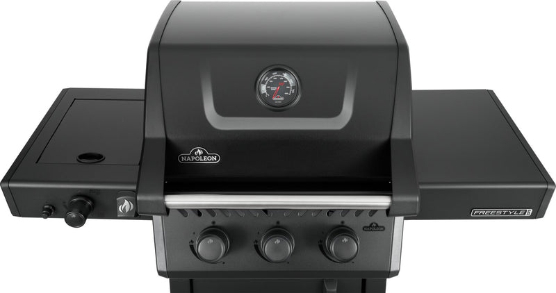 Barbecue à gaz propane 365 de Napoleon de 43 000 BTU avec brûleur latéral infrarouge - FP365DSIBPMK-1