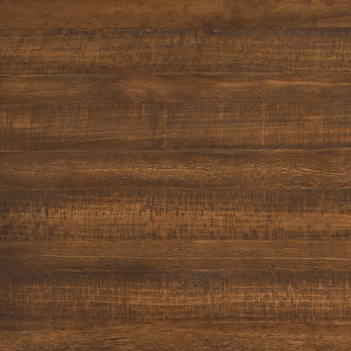 Table à café traditionnelle Hanson de 50 po en pin avec dessus relevable - muscade grillée