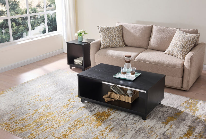 Ensemble de 2 tables Tanner - noir mat 