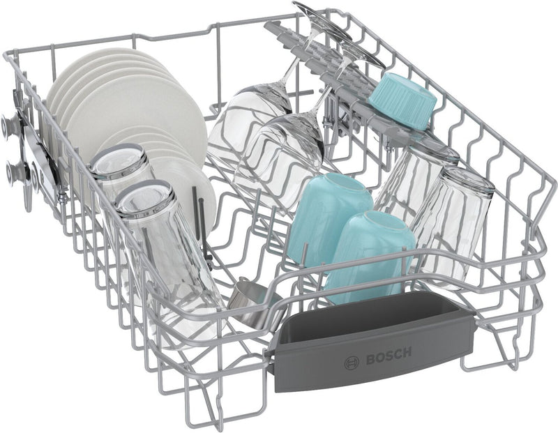 Lave-vaisselle intelligent Bosch de série 800 de 18 po avec panneau personnalisable, PrecisionWash et 3e panier - SPV68C73UC