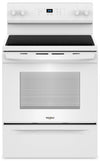 Cuisinière électrique Whirlpool de 5,3 pi³ avec autonettoyage - blanche - YWFES3530RW