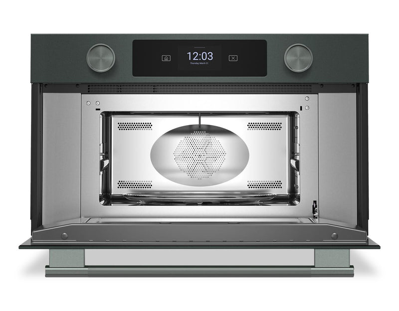 Four à micro-ondes encastré KitchenAid de 30 po avec friture à air - genièvre - KMBS730SJP