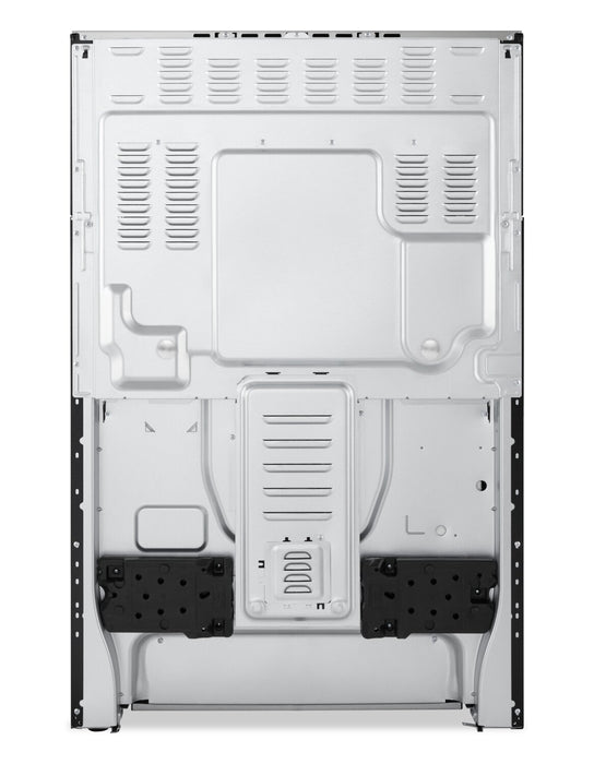 Cuisinière intelligente électrique LG de 6,3 pi³ avec friture à air - acier inoxydable - LREN6323YE