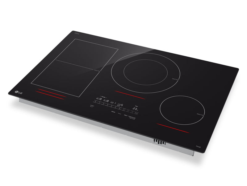 Surface de cuisson intelligente à induction LG de 30 po avec élément UltraHeatMC - noire - CBIH3017BE