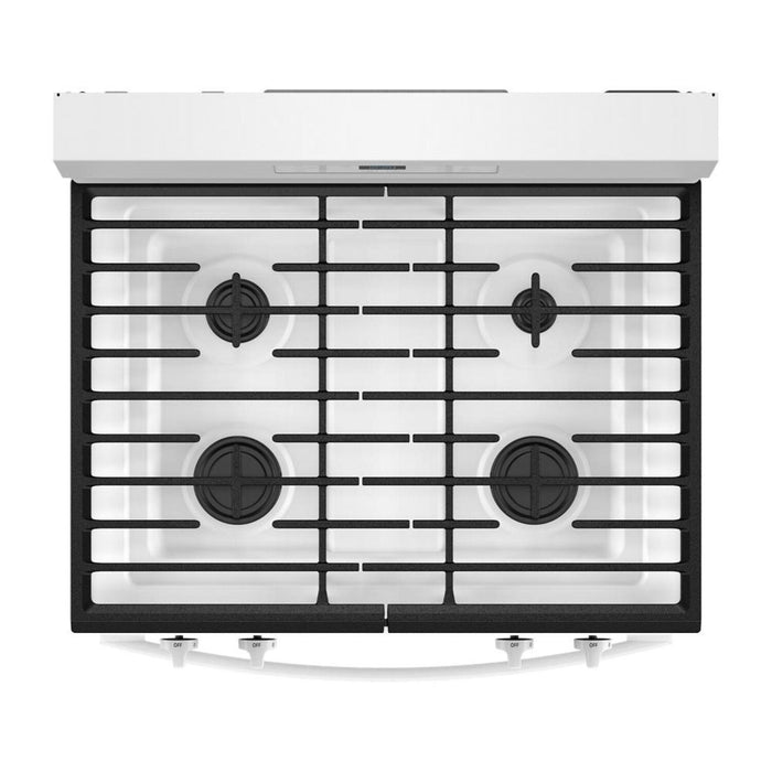 Cuisinière à gaz Whirlpool de 5,3 pi³ et de 30 po avec brûleur SpeedHeatMC - WFGS3530RW