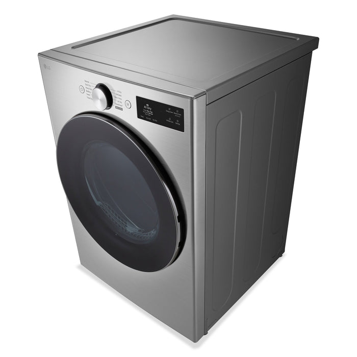 Sécheuse électrique intelligente LG à chargement frontal de 7,4 pi3 avec AI Sensor DryMC - acier graphite -  DLEX5800V
