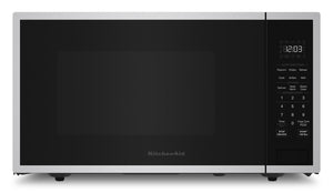 Four à micro-ondes de comptoir KitchenAid de 1,6 pi3 - acier inoxydable PrintShieldMC - YKMCS122SPS