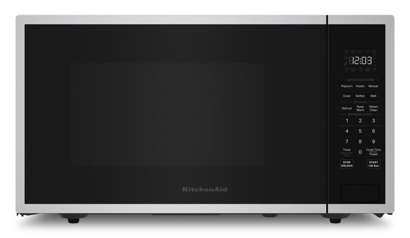 Four à micro-ondes de comptoir KitchenAid de 1,6 pi3 - acier inoxydable PrintShieldMC - YKMCS122SPS