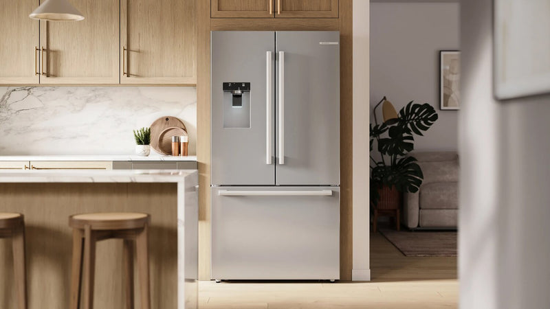 Réfrigérateur Bosch de 21,6 pi³ à portes françaises à congélateur inférieur - Acier inoxydable - B36CD52SNS