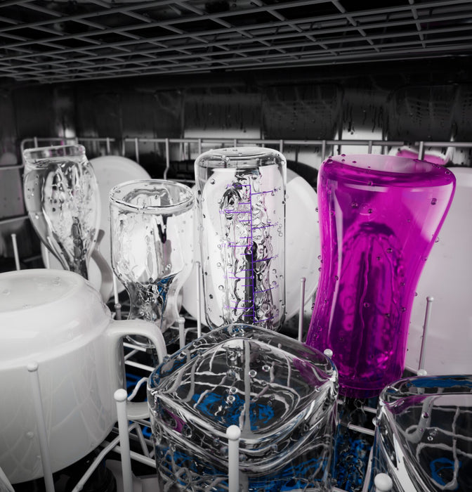 Lave-vaisselle intelligent Profile de 42 dBA et de 24 po avec commandes sur le dessus et système UltraFresh - PDP755SYVFS