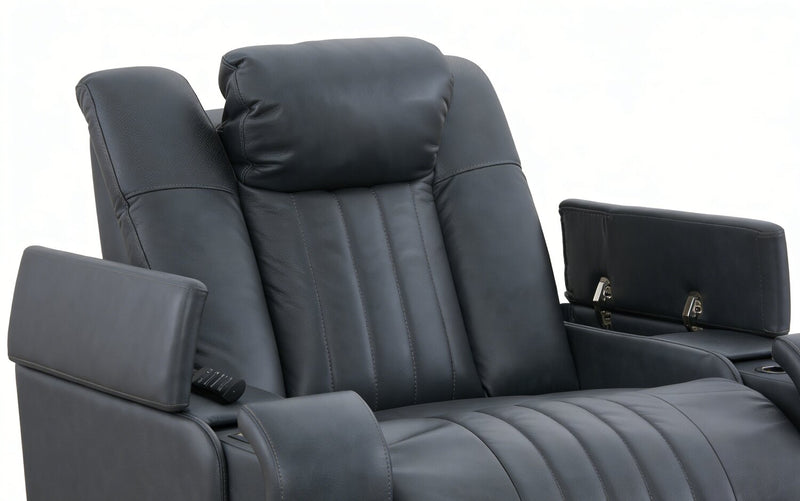 Fauteuil de massage à inclinaison électrique Delux de Shaquille O’Neal Home de 48 po avec zéro gravité et confort Shaq-o-pedic - noir 