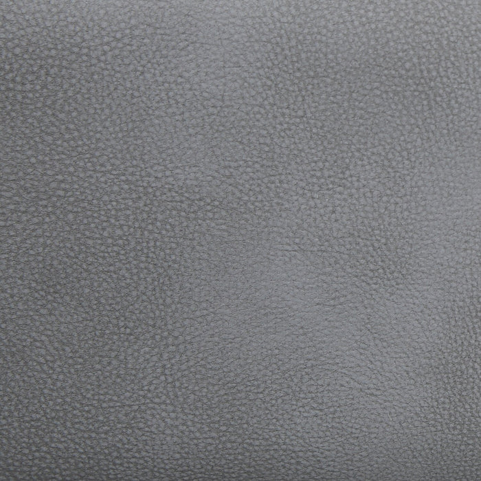 Fauteuil d’appoint pivotant Ever de 28 po en tissu d’apparence cuir - gris