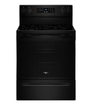 Cuisinière électrique Whirlpool de 5,3 pi3 avec friture à air sans préchauffage - noire - YWFES5030RB