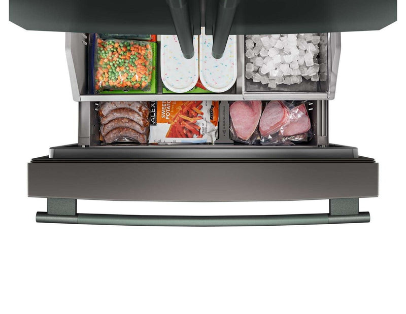 Réfrigérateur KitchenAid de 36 po et de 24 pi3 de profondeur comptoir à portes françaises - genévrier - KRFC236SJP
