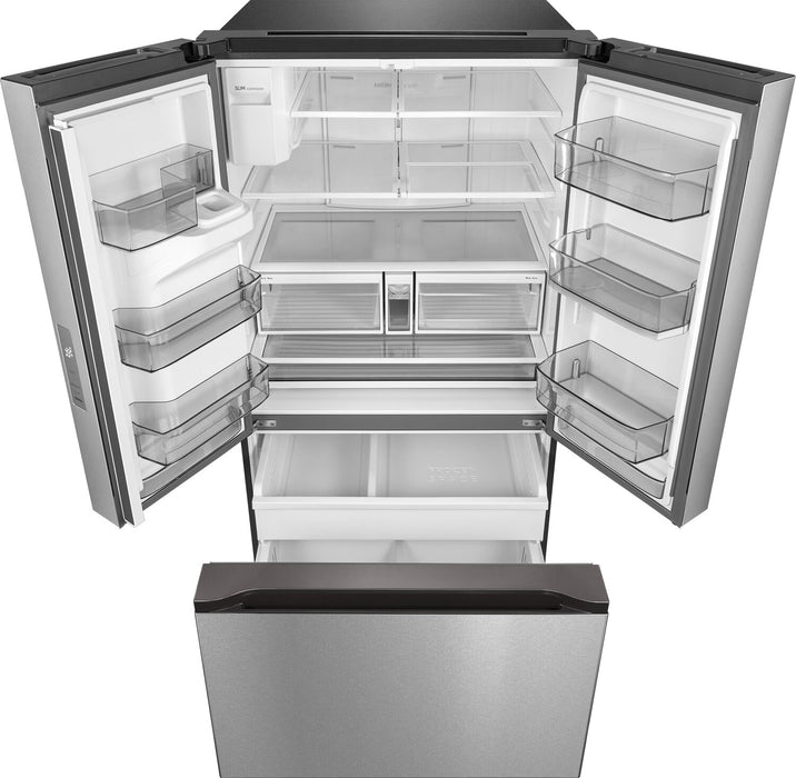 Réfrigérateur intelligent Midea de 36 po et de 29,3 pi³ à portes françaises - acier inoxydable - MRF29D2AST