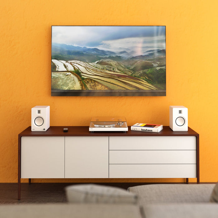 Haut-parleur d’étagère TUK de Kanto de 260 W (TUKMW) - blanc