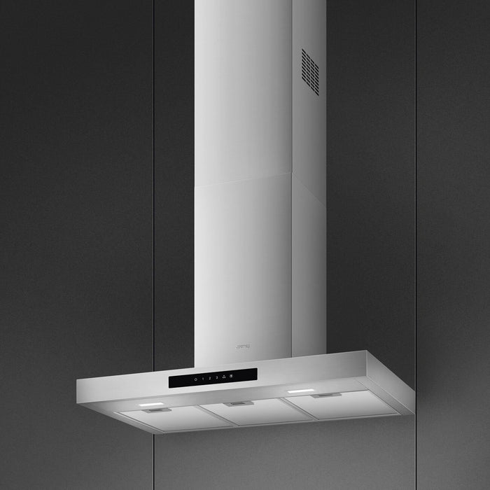 Hotte de cuisinière Smeg de 30 po - acier inoxydable - KBTU30X