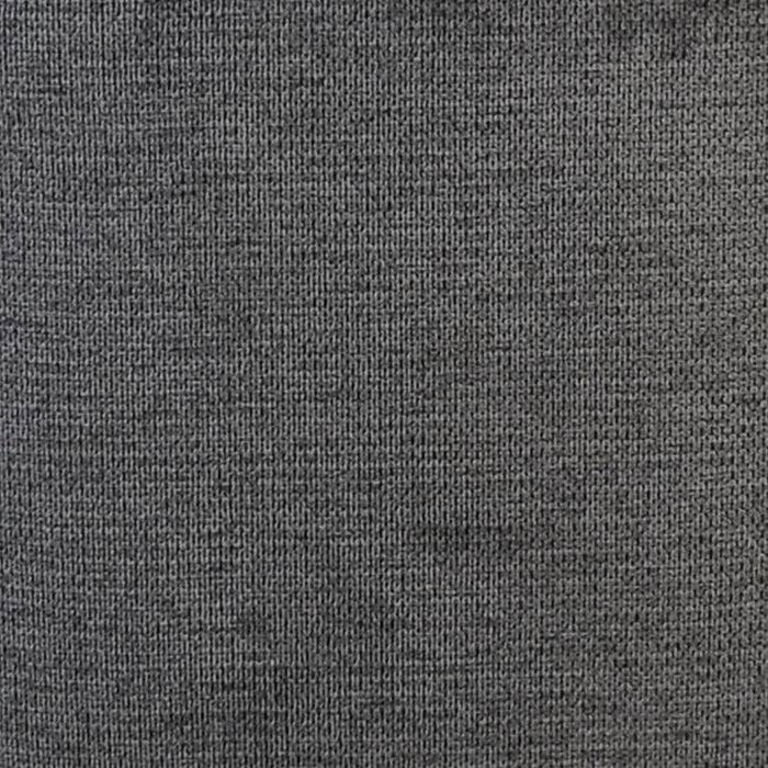 Chaise de salle à manger Sara à oreilles en tissu de polyester et en métal - grise