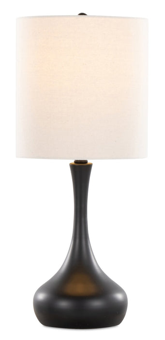 Ensemble 2 lampes de table Polly de 24 po en métal noir 