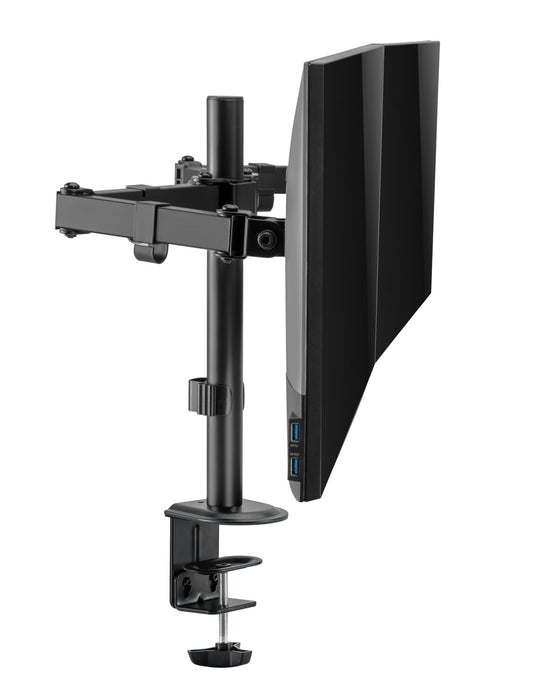 Support pour moniteur à bras double à profil bas Ultralink Performance pour écrans de 17 po à 32 po (ULPMALP2)