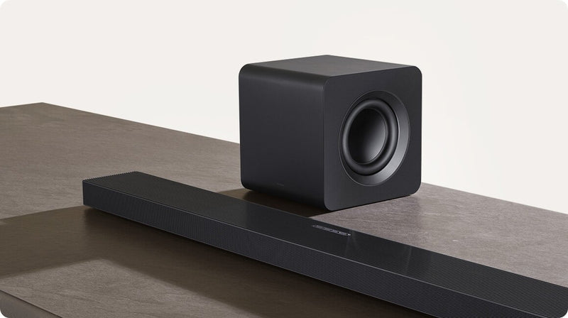 Barre de son à 3.1.2 canaux SAMSUNG QS700 avec caisson d’extrêmes graves