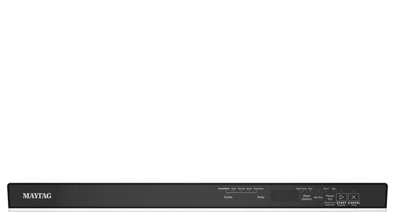 Lave-vaisselle encastré Maytag de 24 po et de 47 dBA avec commandes sur le dessus - blanc - MDPS7024SW