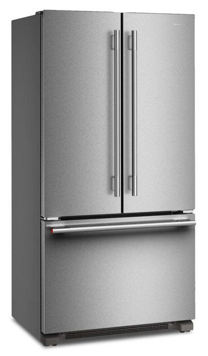 Réfrigérateur KitchenAid de 22 pi³ à portes françaises - acier inoxydable PrintShieldMC - KRFC136TPS