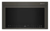 Four à micro-ondes à hotte intégrée intelligent multifonctionnel KitchenAid à installation affleurée - Minerai noir  - YKMMF730PBE