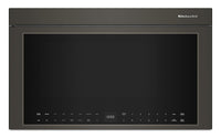  Four à micro-ondes à hotte intégrée intelligent multifonctionnel KitchenAid à installation affleurée - Minerai noir  - YKMMF730PBE