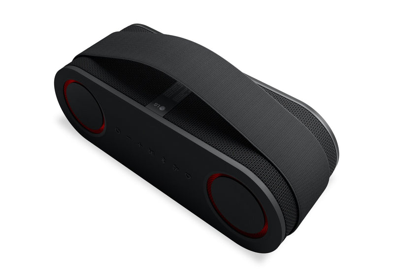 Haut-parleur portatif xboom Bounce par will.i.am de LG résistant à l’eau IP67 avec Bluetooth (BOUNCE.ACANLBK)