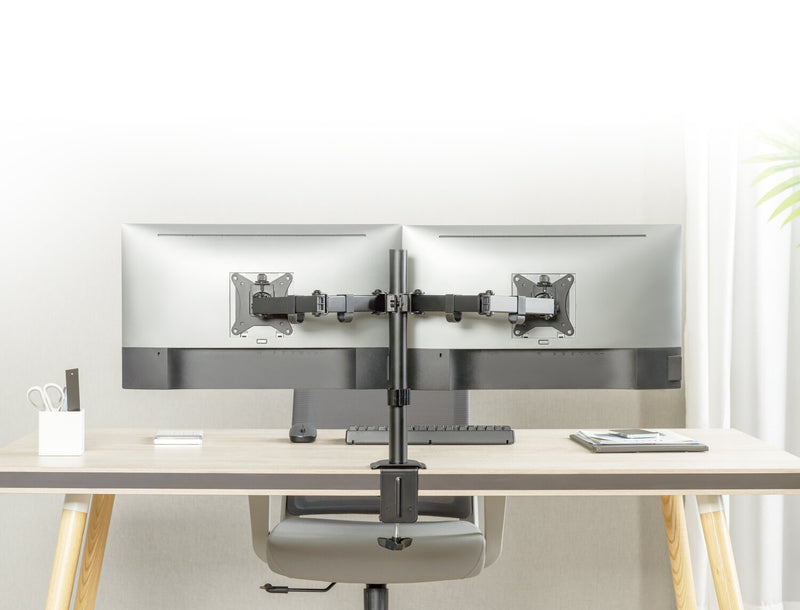 Support pour moniteur à bras double à profil bas Ultralink Performance pour écrans de 17 po à 32 po (ULPMALP2)