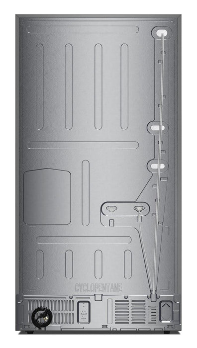 Réfrigérateur KitchenAid de 30 pi³ à portes françaises - minerai noir - KRFF436SBE 