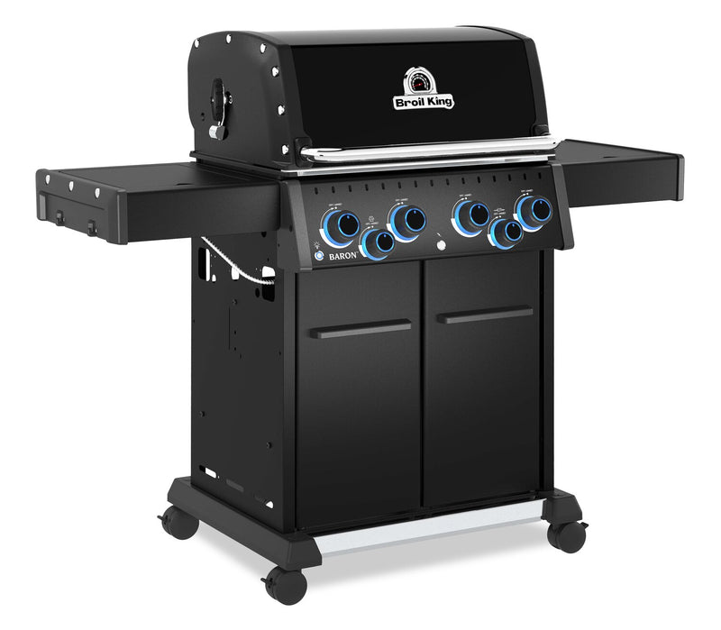 Barbecue à gaz propane BaronMC 490 Pro Shadow de 65 000 BTU - noir - 674144