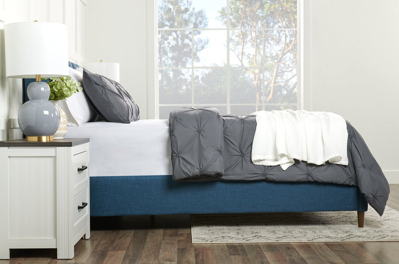 Couverture Veranda & Grove en coton à 4 couches pour grand lit - blanche