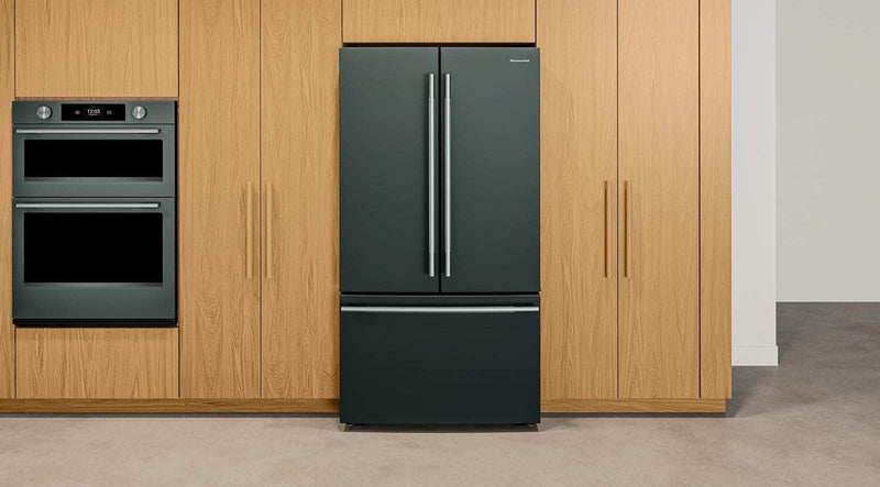 Réfrigérateur KitchenAid de 36 po et de 24 pi3 de profondeur comptoir à portes françaises - genévrier - KRFC236SJP