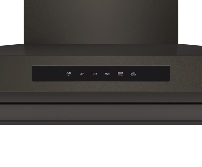 Hotte de cuisinière murale KitchenAid de 36 po de style auvent à 4 vitesses - minerai noir - KVWC736SBE