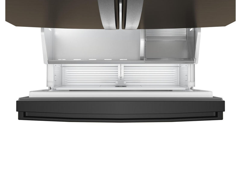 Réfrigérateur Whirlpool de 24 pi3 et de 36 po de profondeur comptoir véritable à portes françaises - acier inoxydable noir - WRFC3036RV