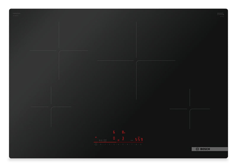 Surface de cuisson à induction Bosch de série 500 de 30 po à 5 brûleurs - NIT5063UC