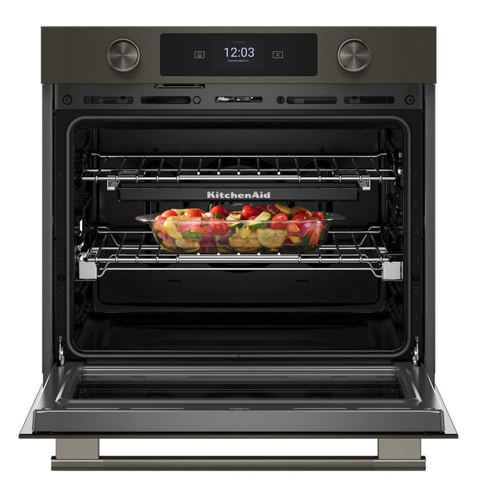 Four mural simple électrique intelligent KitchenAid de 30 po - minerai noir - KOES730SBE